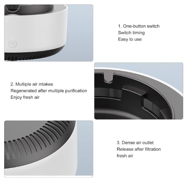 Air Purifier with Filter Indoor outdoors Smokeless Fresher air vacuum