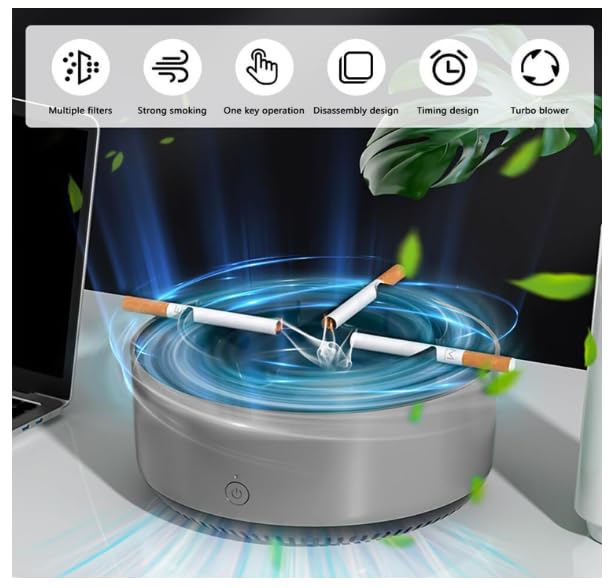 Air Purifier with Filter Indoor outdoors Smokeless Fresher air vacuum