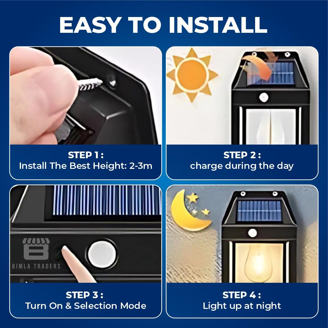 Solar Light Outdoor Wall Light