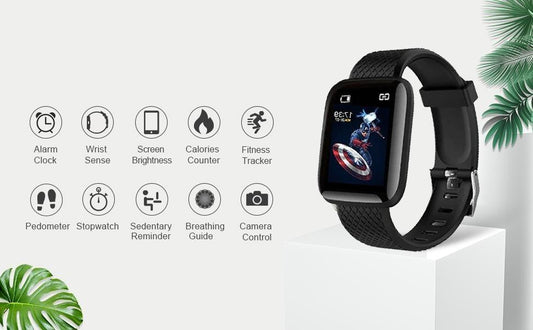 Combo Of Truly Earbuds Headset & D116 Smart Watch