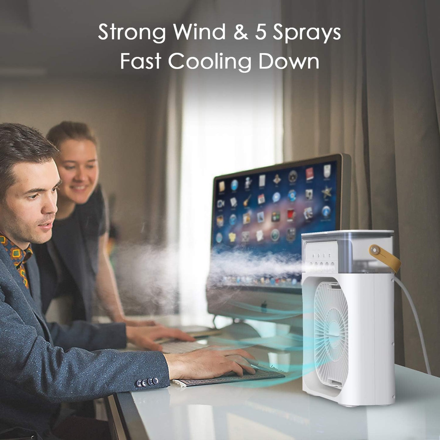 Portable Mini Cooler Rechargeable Air Conditioner