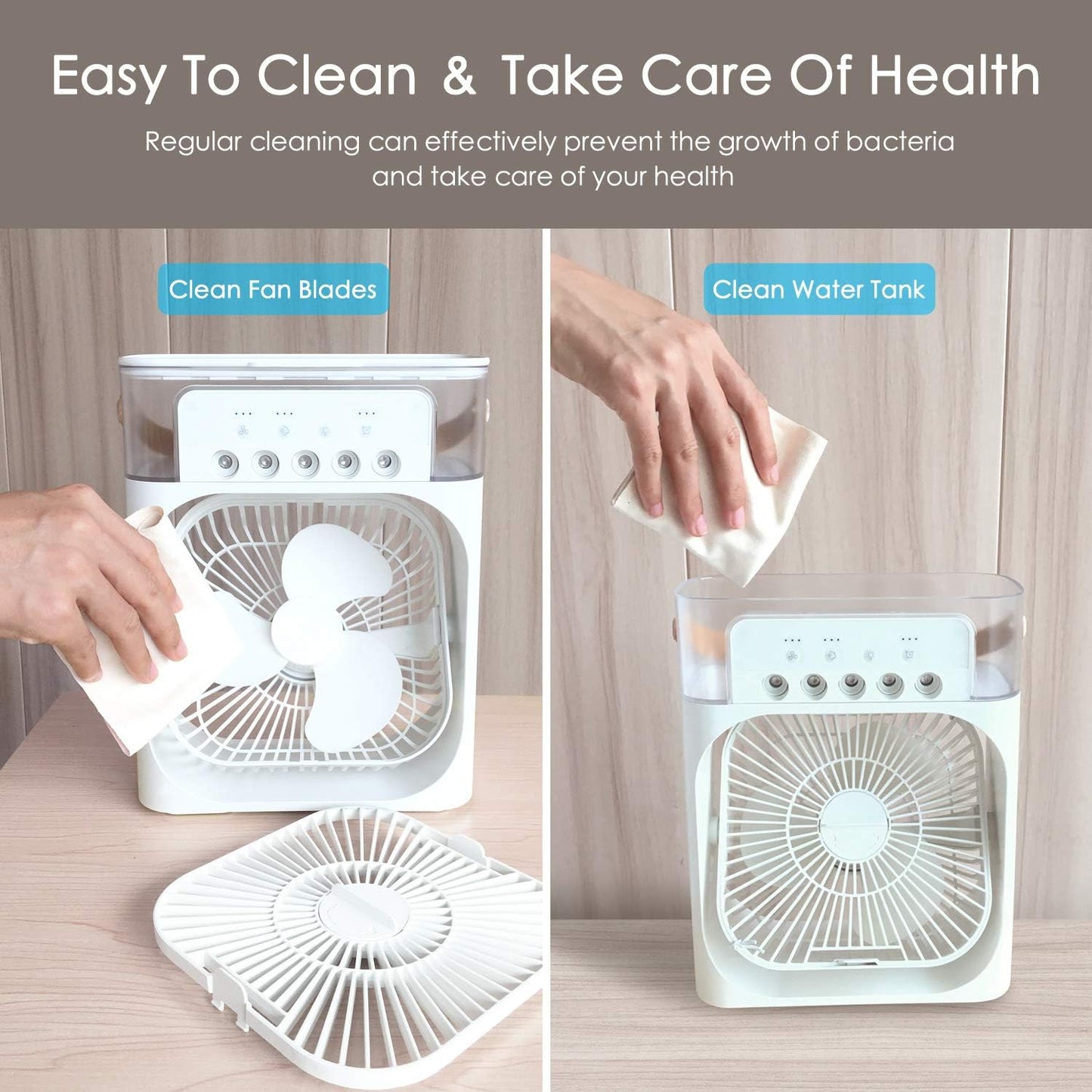 Portable Mini Cooler Rechargeable Air Conditioner