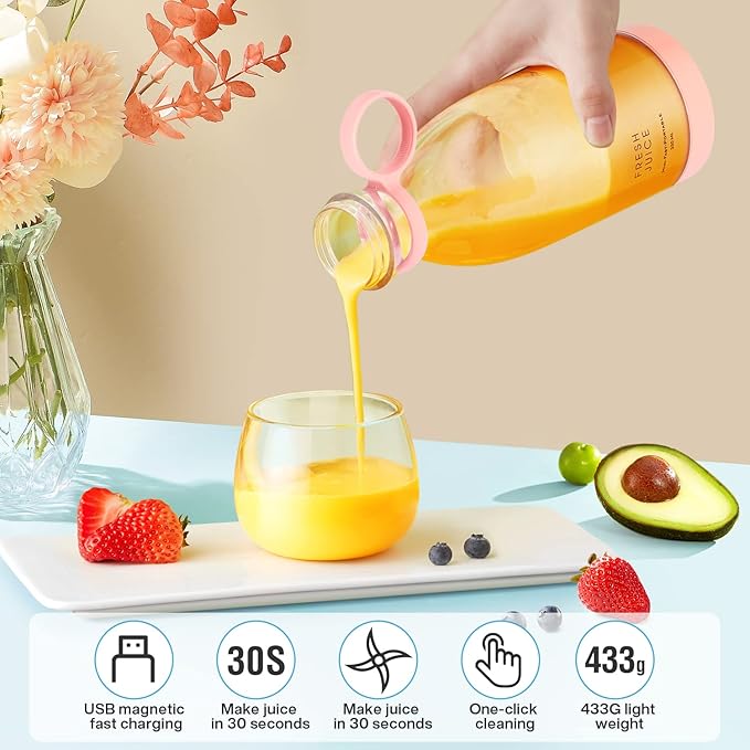 Electric Portable Mini Juicer Bottle