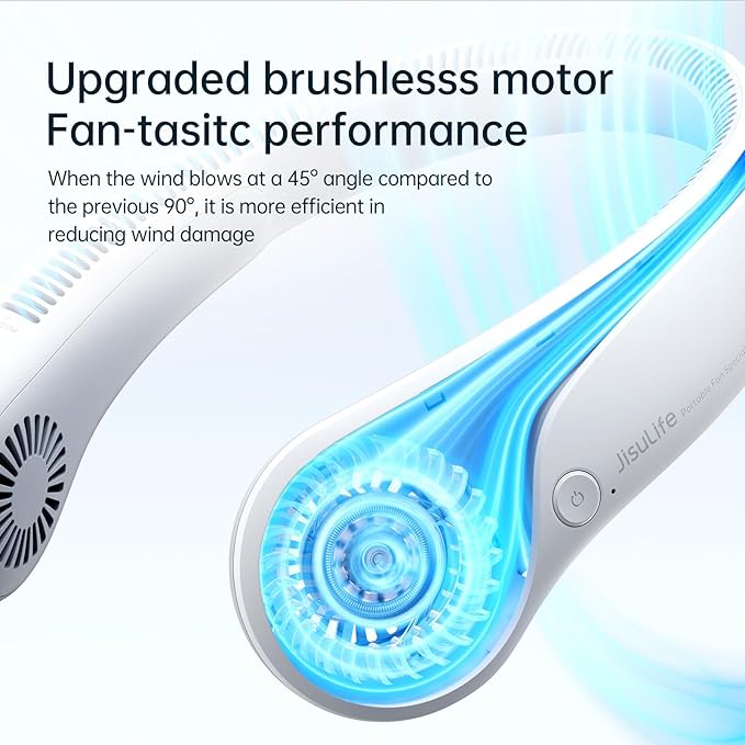 Portable Rechargeable Neck Fan