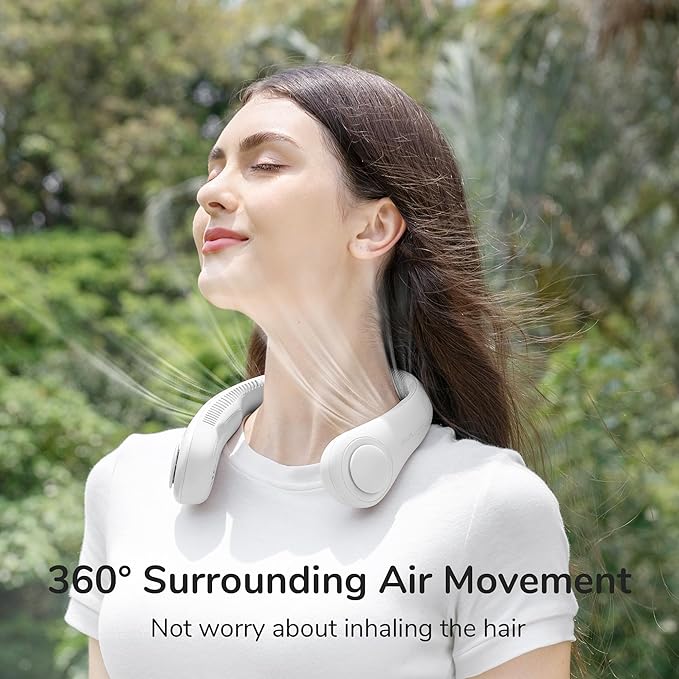 Portable Rechargeable Neck Fan